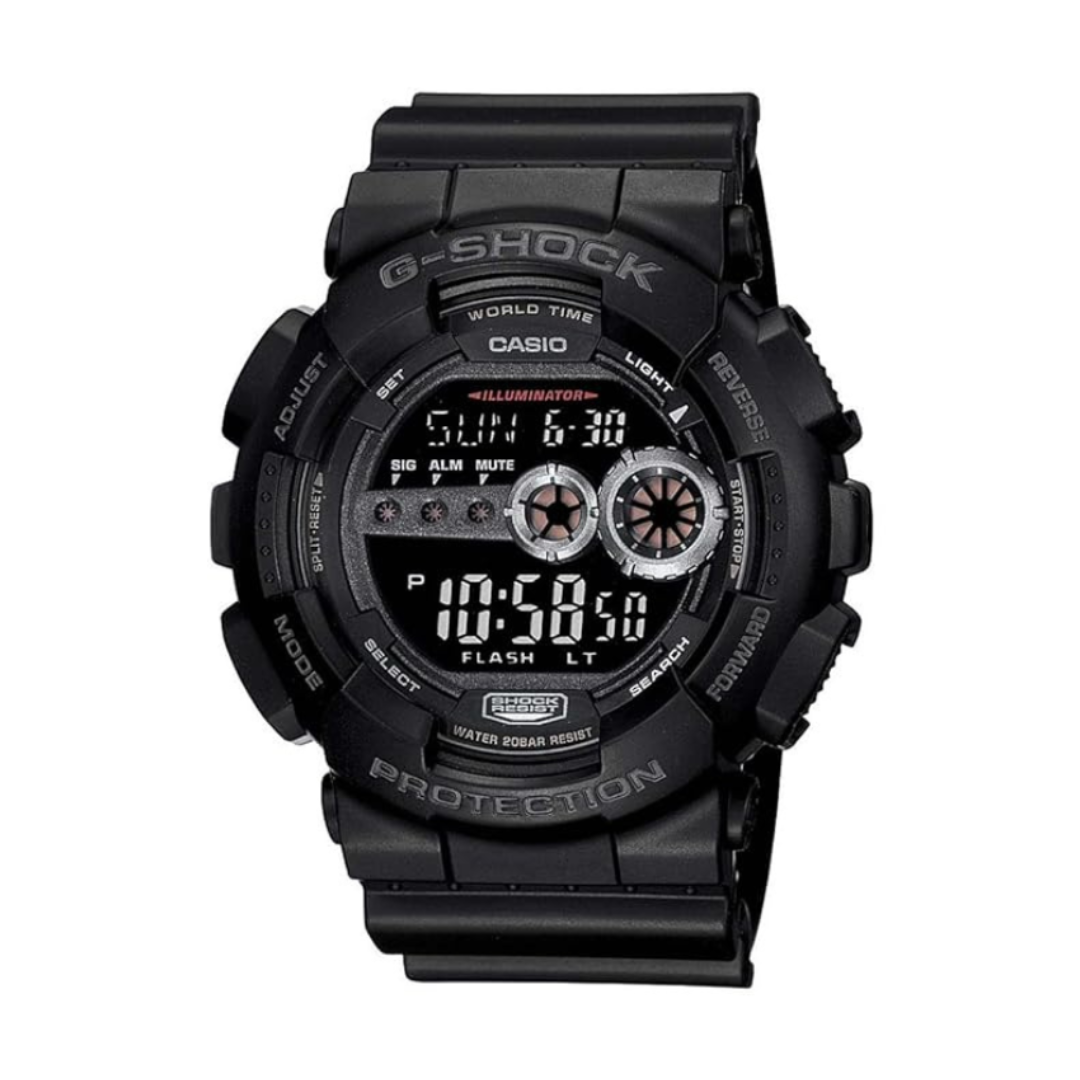 Casio GD-100-1BDR G310 | Classics Men Quartz Black Dial Digital Resin Watch.
