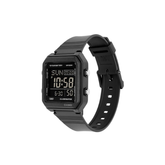 Casio W-221H-1BV I134 | G-Shock Unisex Quartz Black Dial Digital Resin Watch