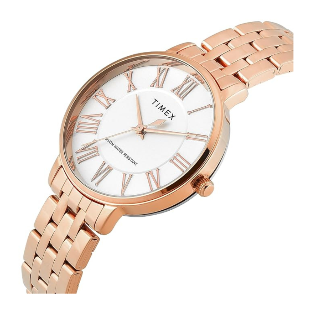 Timex TWEL19108 | Trendline Women Quartz Dial Analog Stainless Steel Watch