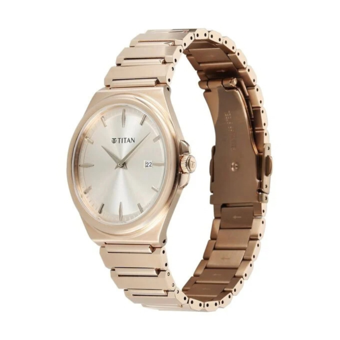 Titan 90261WM01 | Titan Classique Sleek fit Quartz Analog Executive Style Watch