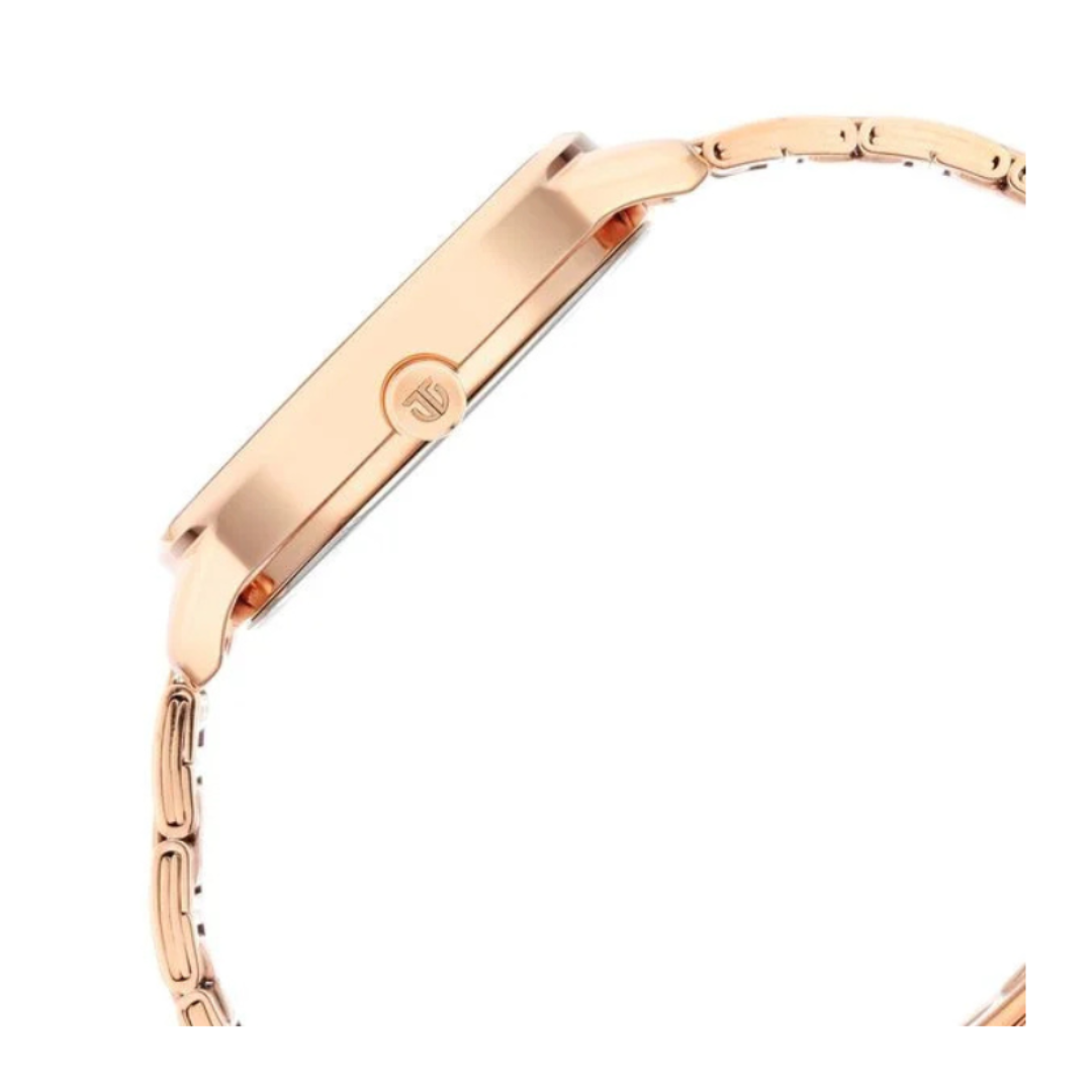 Titan 2648WM02 | Titan Purple Glam It Up Quartz Analog Multicoloured Dial Rose Gold Stainless Steel Strap Watch For Women