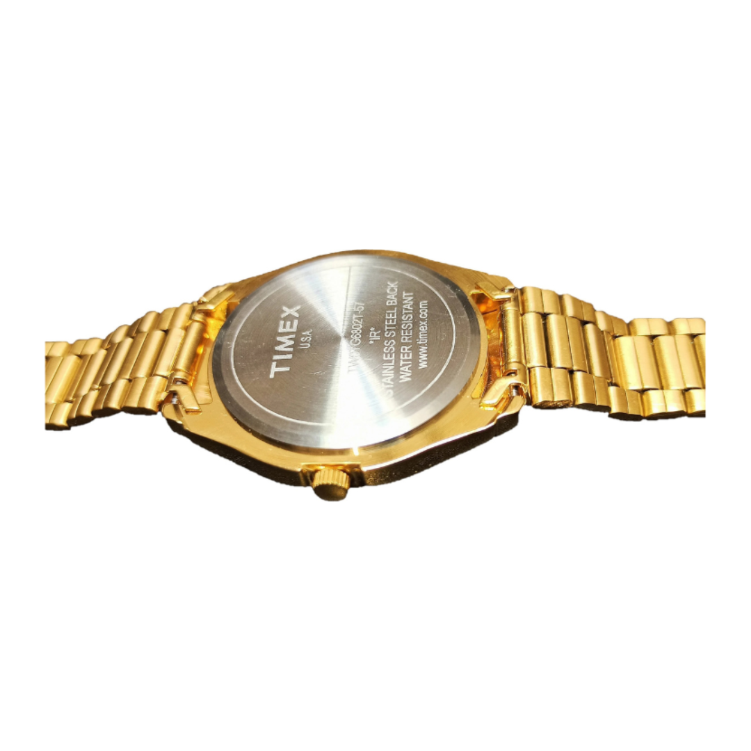 Timex TW0TG6802T | Timex Men Gold-Toned Analogue Watch.
