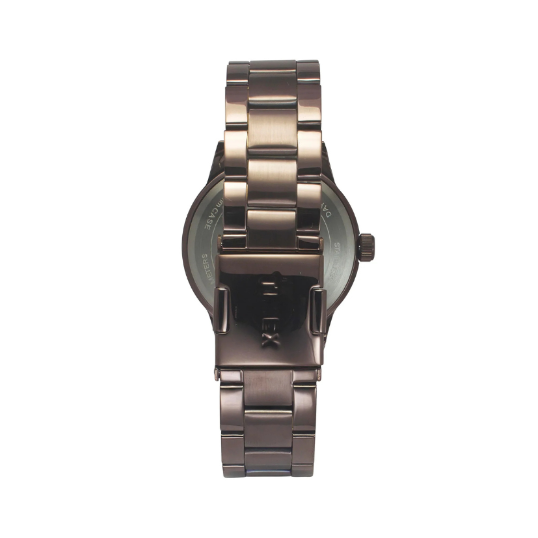 Timex TWEG19941 | Trendline Men Quartz Brown Dial Multi-Function Stainless Steel Watch TWEG19941