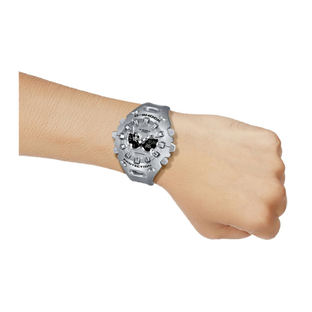 Casio GA-V01A-8ADR G1705 | G-Shock Men Quartz Silver Dial Analog-Digital Resin Watch