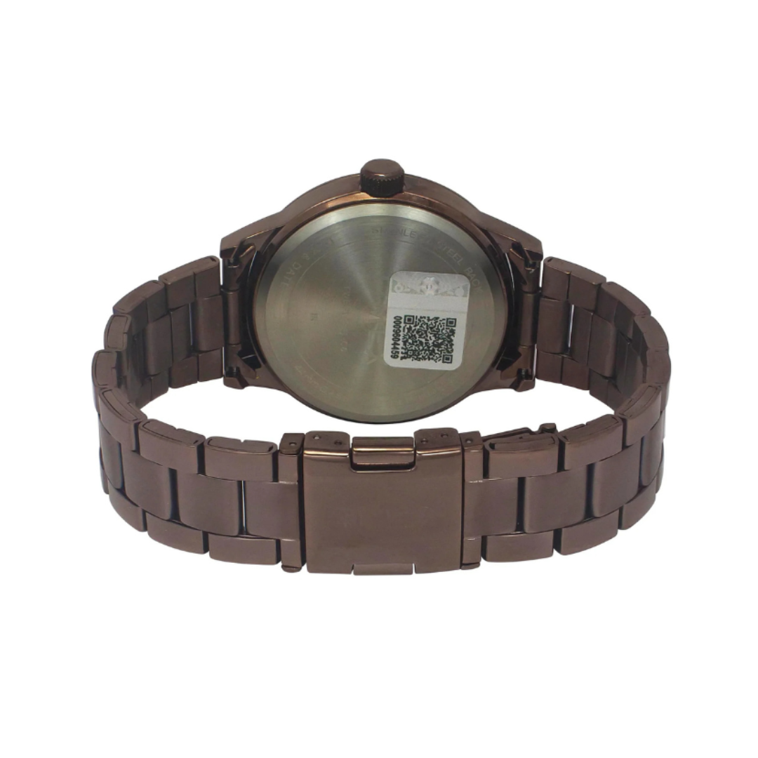 Timex TWEG19941 | Trendline Men Quartz Brown Dial Multi-Function Stainless Steel Watch TWEG19941
