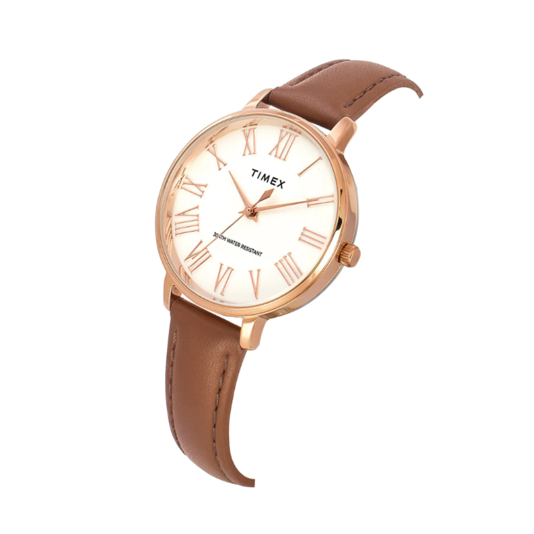 Timex TWEL19105 | Trendline Women Quartz Dial Analog Leather Watch