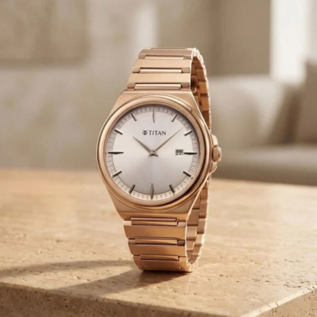 Titan 90261WM01 | Titan Classique Sleek fit Quartz Analog Executive Style Watch