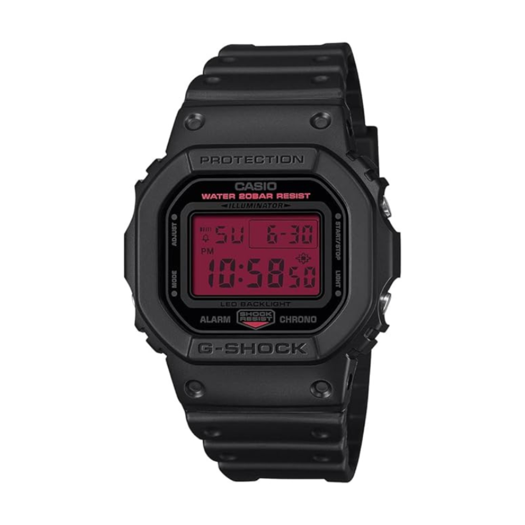 Casio DW-5600BBR-1DR G1706 | G-Shock Men Quartz Red Dial Digital Resin Watch