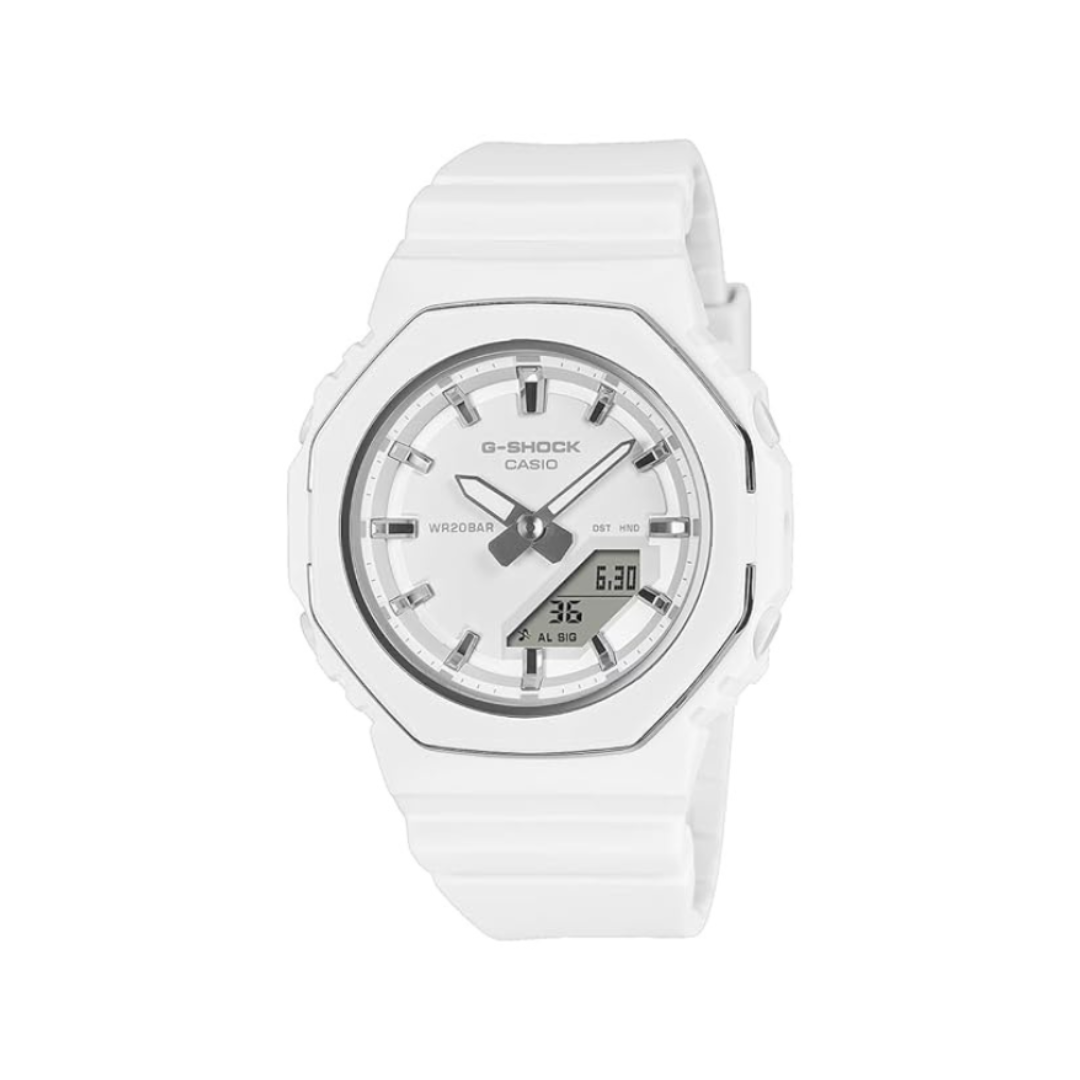 Casio GMA-P2110-7ADR G1776 | G-Shock Women Quartz White Dial Analog-Digital Resin Watch