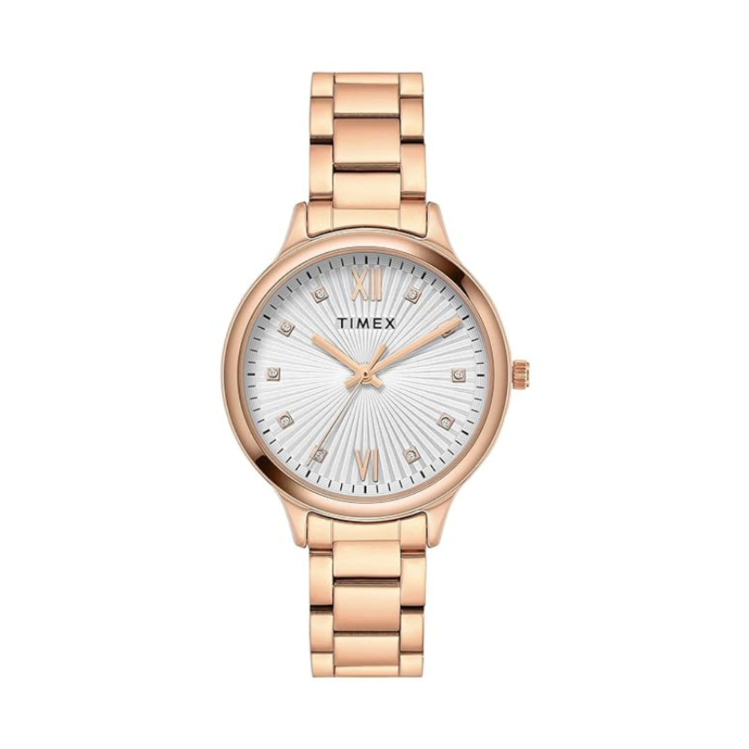Timex TWTL12116 | Trendline Women Quartz Dial Analog Stainless Steel Watch.