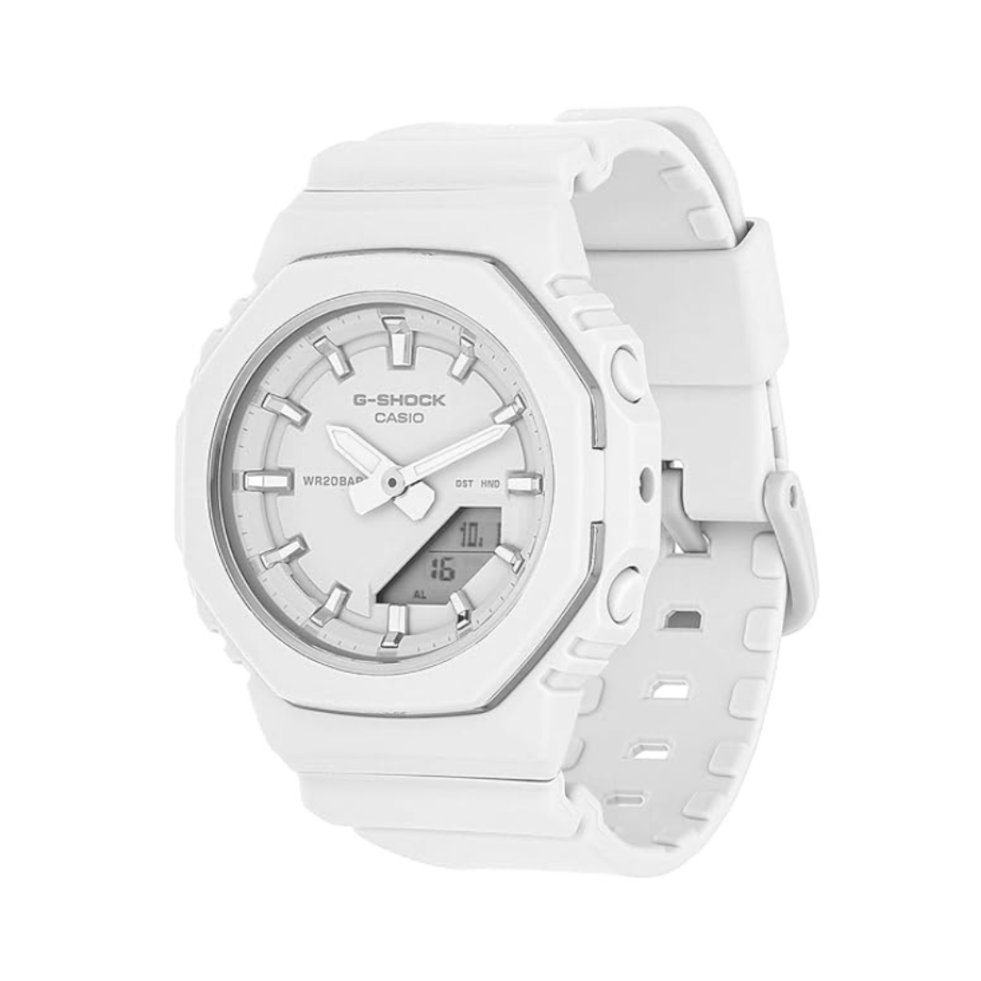 Casio GMA-P2110-7ADR G1776 | G-Shock Women Quartz White Dial Analog-Digital Resin Watch