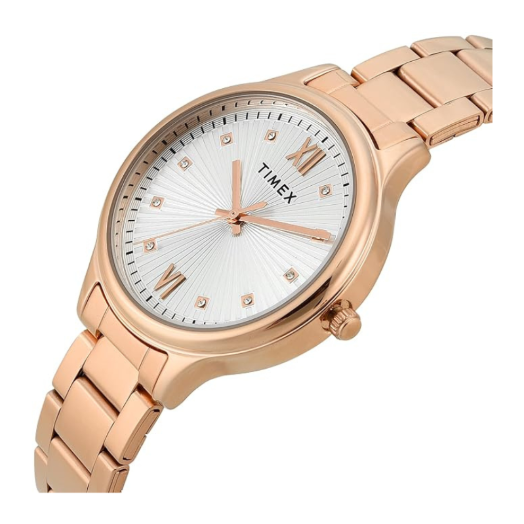 Timex TWTL12116 | Trendline Women Quartz Dial Analog Stainless Steel Watch.