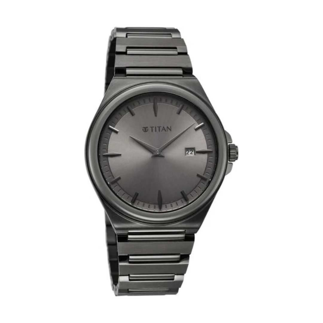 Titan 90261QM02 | Titan Classique Sleek fit Quartz Analog Executive Style Watch.