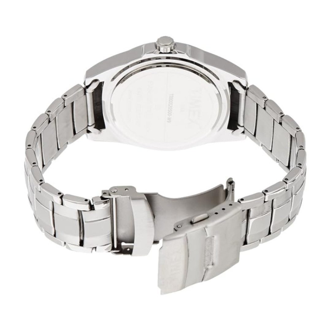 Timex TI0000I20500 | TIMEX E-Class Multi Function Analog Silver Dial Men's Watch