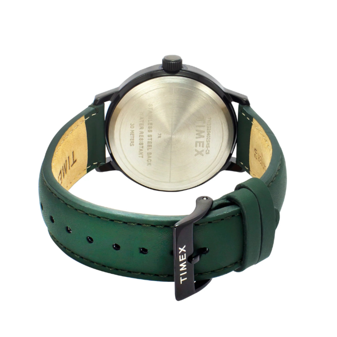 Timex TWEG25402 | Trendline Men Quartz Black Dial Analog Leather Watch