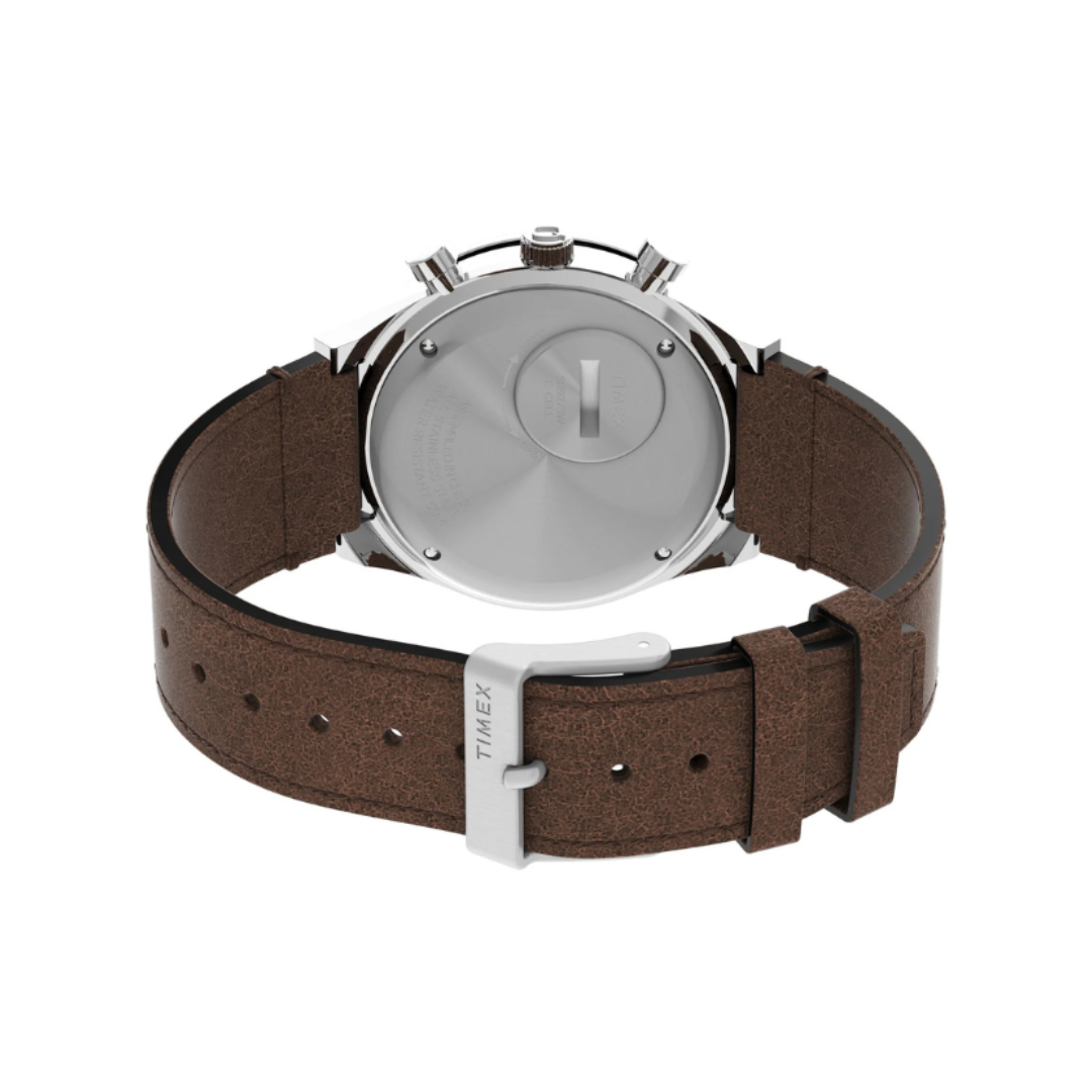 Timex TWEG26401 | TIMEX Q Cream Round Dial Analog Men's Watch