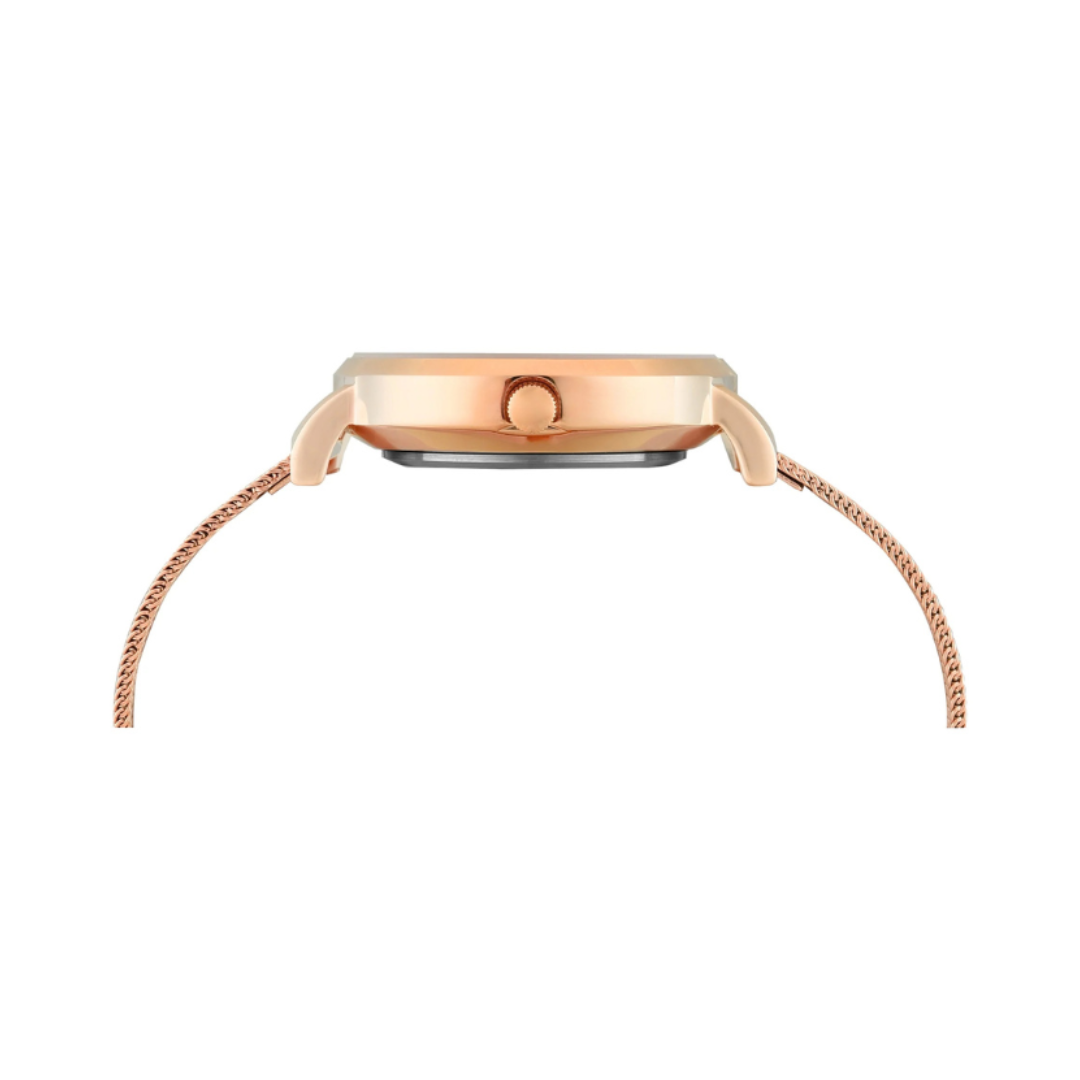 Timex TWEL12924 | Timex Trendline Round 36mm Pink Dial Analog Women Watch