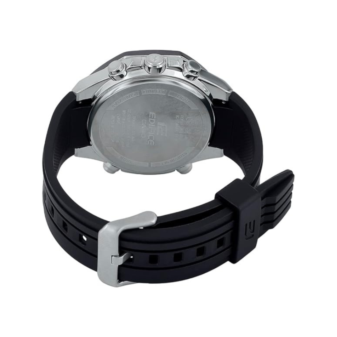 Casio ECB-950MP-1ADF EX557 | Edifice Men Quartz Black Dial Analog-Digital Resin Watch.