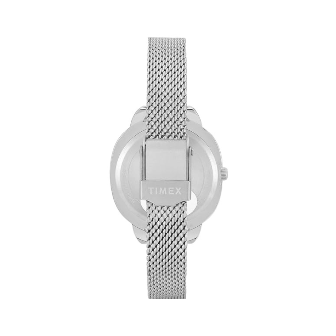 Timex TWTL16500T | Trendline Women Quartz Blue Dial Analog Stainless Steel Watch.