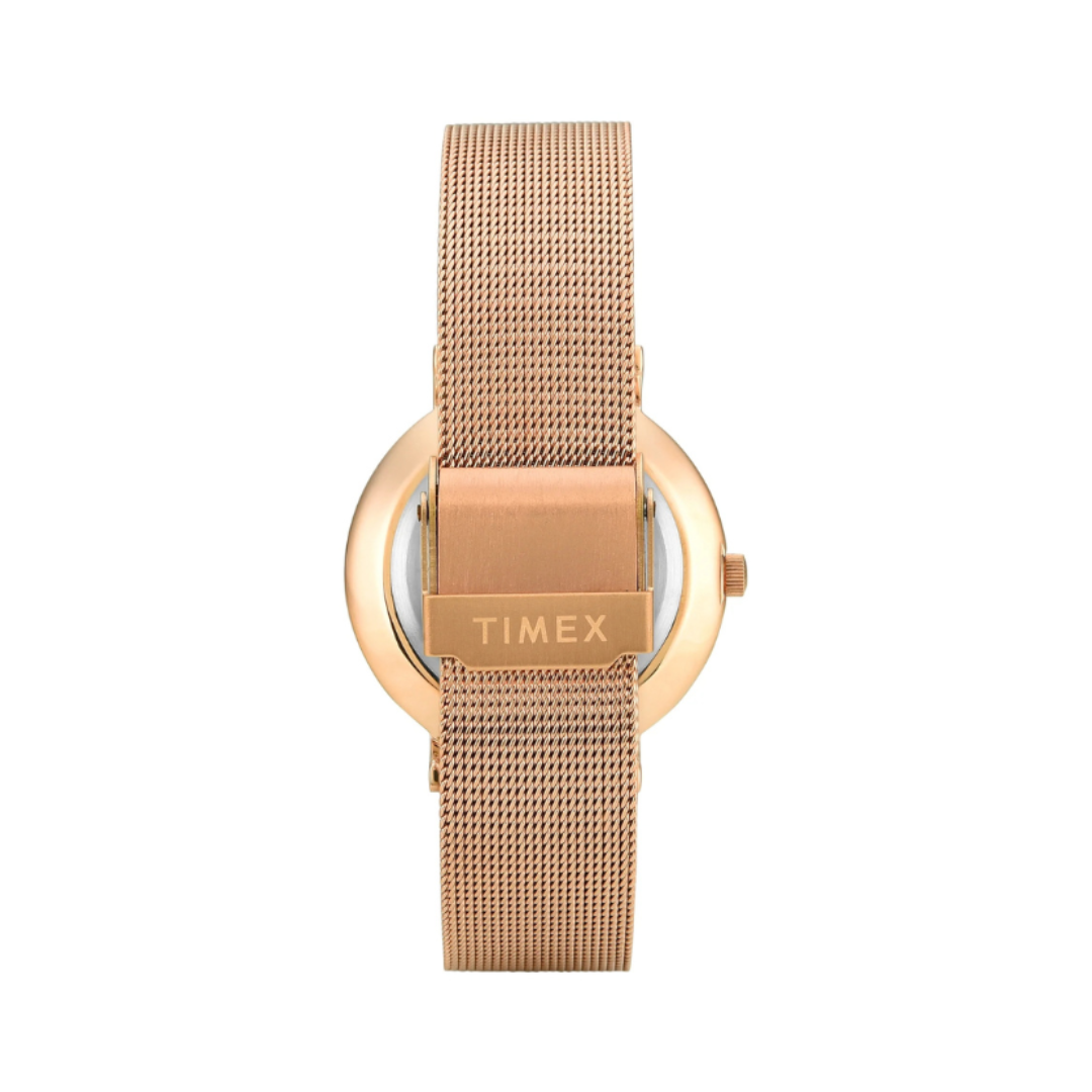 Timex TWEL12924 | Timex Trendline Round 36mm Pink Dial Analog Women Watch