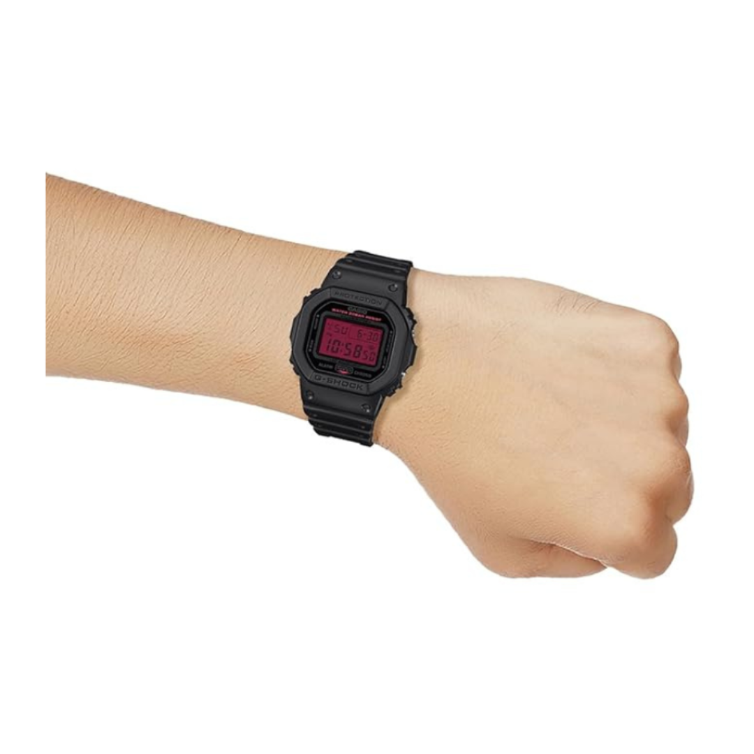 Casio DW-5600BBR-1DR G1706 | G-Shock Men Quartz Red Dial Digital Resin Watch