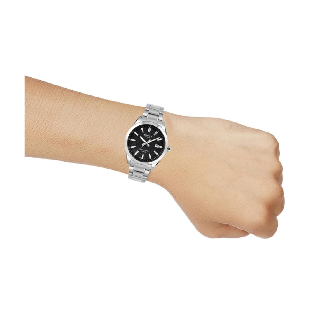 Casio EFV-160D-1AVDF ED683 | Edifice Men Quartz Black Dial Analog Stainless Steel Watch