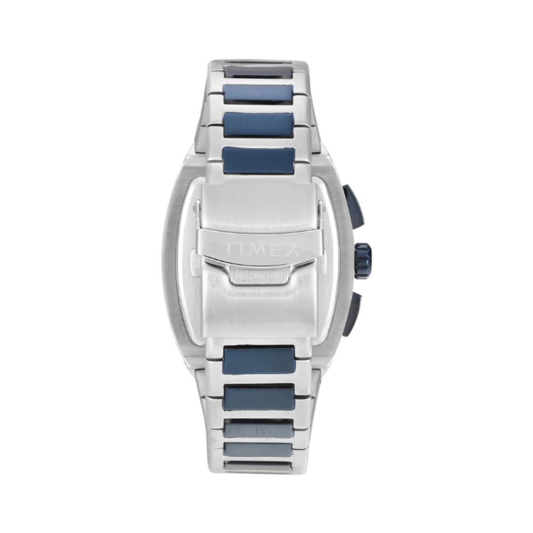 Timex TWEG26202 | TIMEX Vector Men Blue Rectangle Chronograph Dial Analog Watch