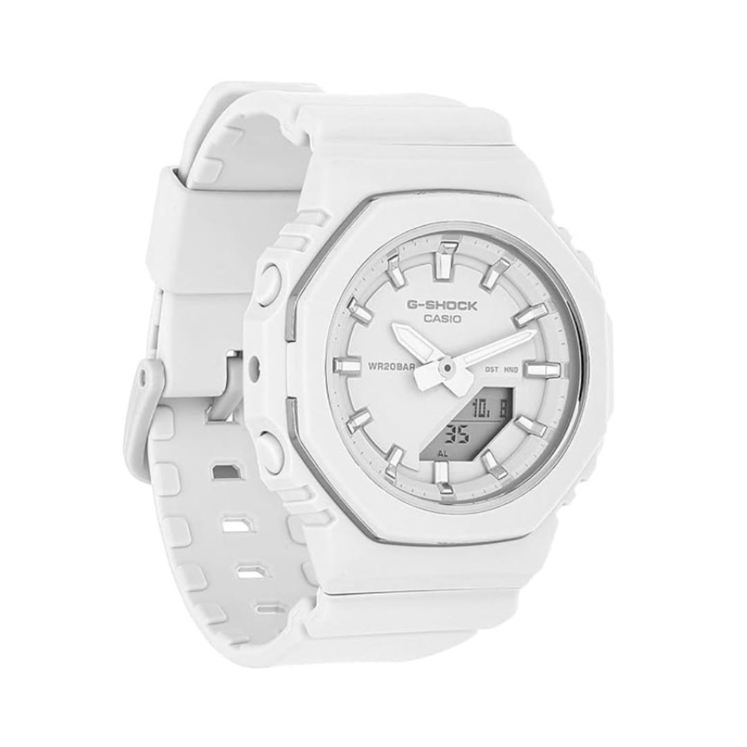 Casio GMA-P2110-7ADR G1776 | G-Shock Women Quartz White Dial Analog-Digital Resin Watch
