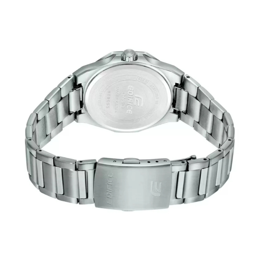 Casio ED539 - EFR-S108D-1AVUDF ED539 | Edifice Men Quartz Grey Dial Analog Stainless Steel Watch