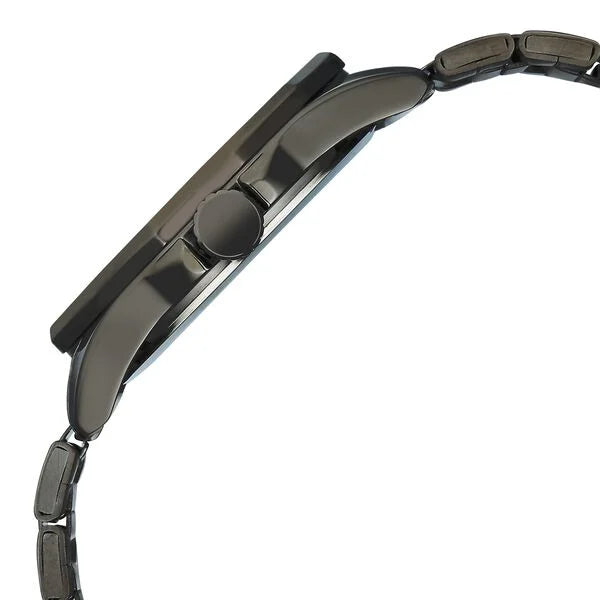 Fastrack FV30040QM01W | Vyb Challenger By Fastrack Quartz Analog Grey Dial Grey Stainless Steel Strap Watch For Guys