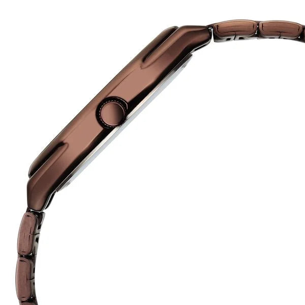 Fastrack FV30043QM01 | Vyb Nimbus By Fastrack Quartz Analog Black Dial Brown Metal Strap Watch For Guys