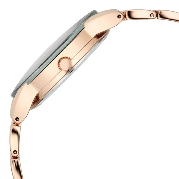 Fastrack FV60067WM01 | Vyb Striker By Fastrack Quartz Analog Rose Gold Dial Metal Strap Watch For Girls