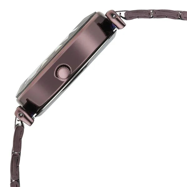 Fastrack FV60097QM01 | Vyb Prodigy By Fastrack Quartz Analog Brown Dial Brown Stainless Steel Strap Watch For Girls