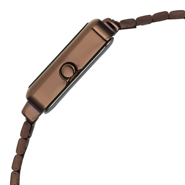 Fastrack FV60098QM01 | Vyb Striker By Fastrack Quartz Analog Brown Dial Brown Metal Strap Watch For Girls