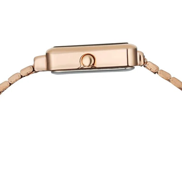 Fastrack FV60098WM02W | Vyb Striker By Fastrack Quartz Analog Rose Gold Dial Rose Gold Metal Strap Watch For Girls