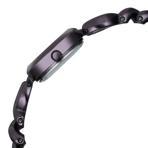 Fastrack FV60099QM01W | Vyb Siren By Fastrack Quartz Analog Purple Dial Purple Stainless Steel Strap Watch For Girls