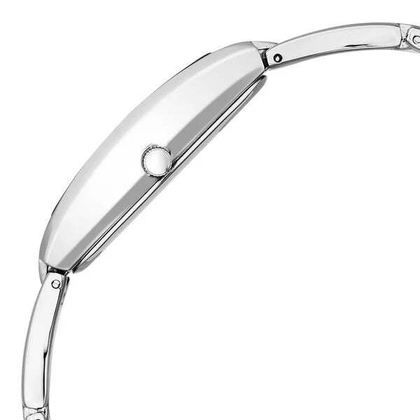 Fastrack FV60113SM01 | Vyb Manifester By Fastrack Quartz Analog Silver Dial Silver Stainless Steel Strap Watch For Girls