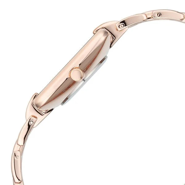 Fastrack FV60122WM01 | Vyb Minimalist By Fastrack Quartz Analog Pink Dial Rose Gold Metal Strap Watch For Girls