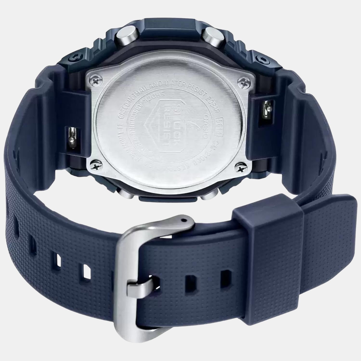 G-Shock Men Quartz Blue Dial Analog-Digital Resin Watch G1162