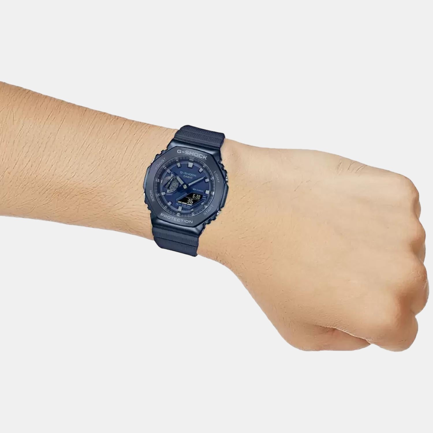 G-Shock Men Quartz Blue Dial Analog-Digital Resin Watch G1162