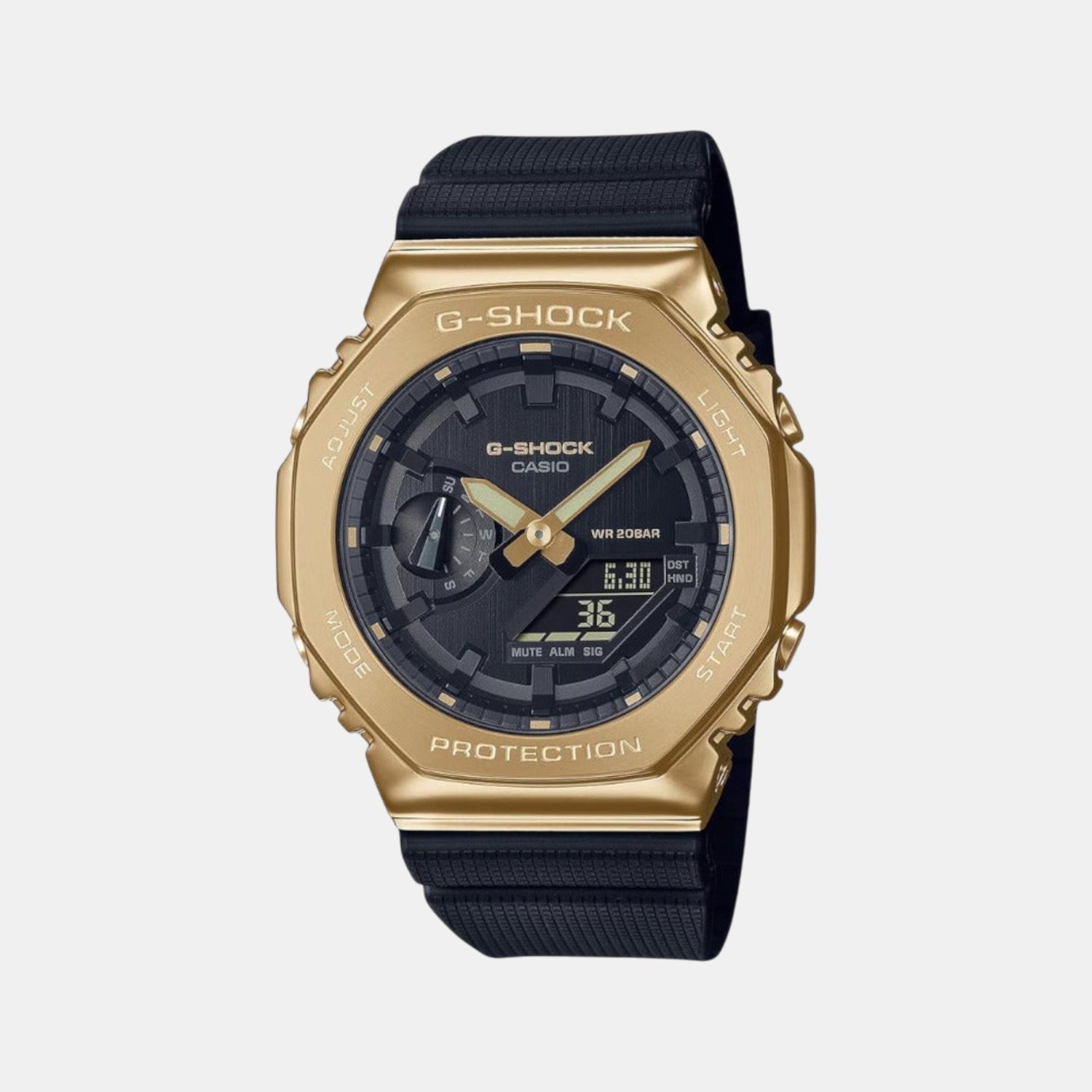 G-Shock Men Quartz Black Dial Analog-Digital Resin Watch G1278