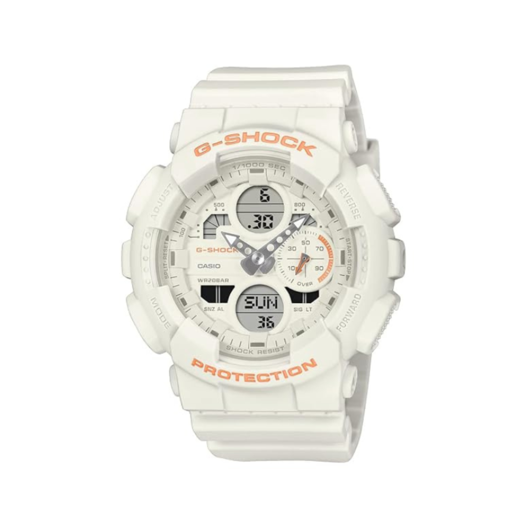 Casio GMA-S140-7ADR G1780 | G-Shock Women Quartz Cream Dial Analog-Digital Resin Watch