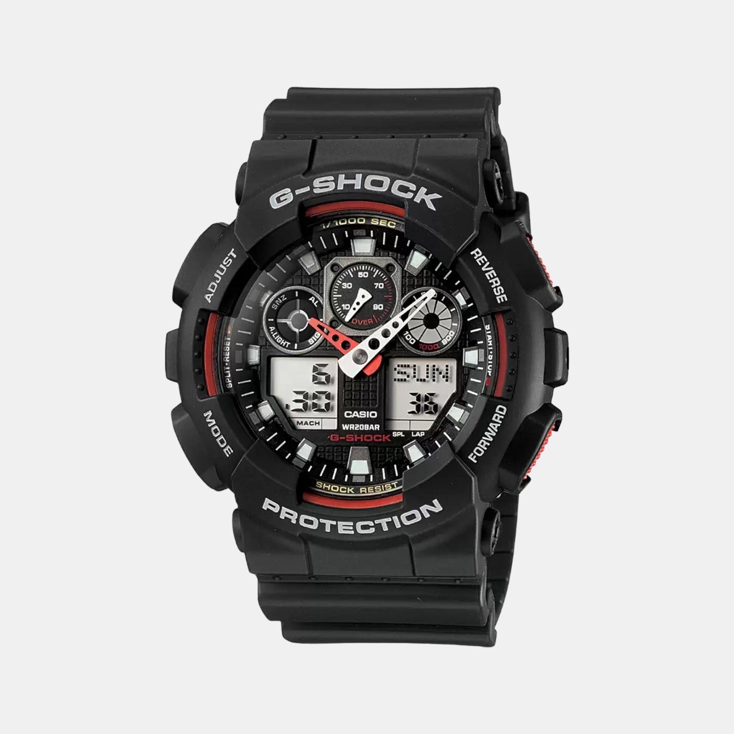 G-Shock Men Quartz Black Dial Analog-Digital Resin Watch G272