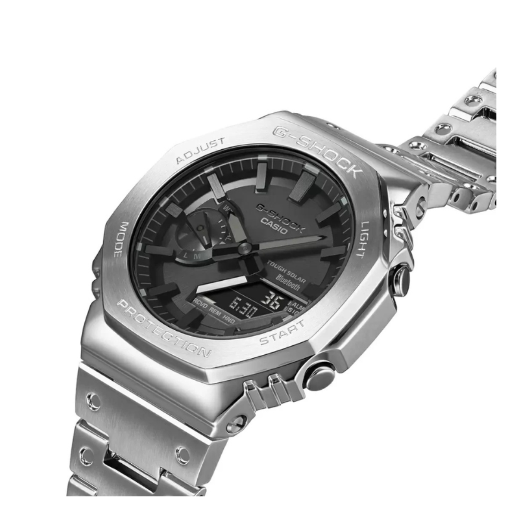 Casio GM-B2100D-1ADR G1270 | G-Shock Men Quartz Black Dial Analog-Digital Stainless Steel Watch