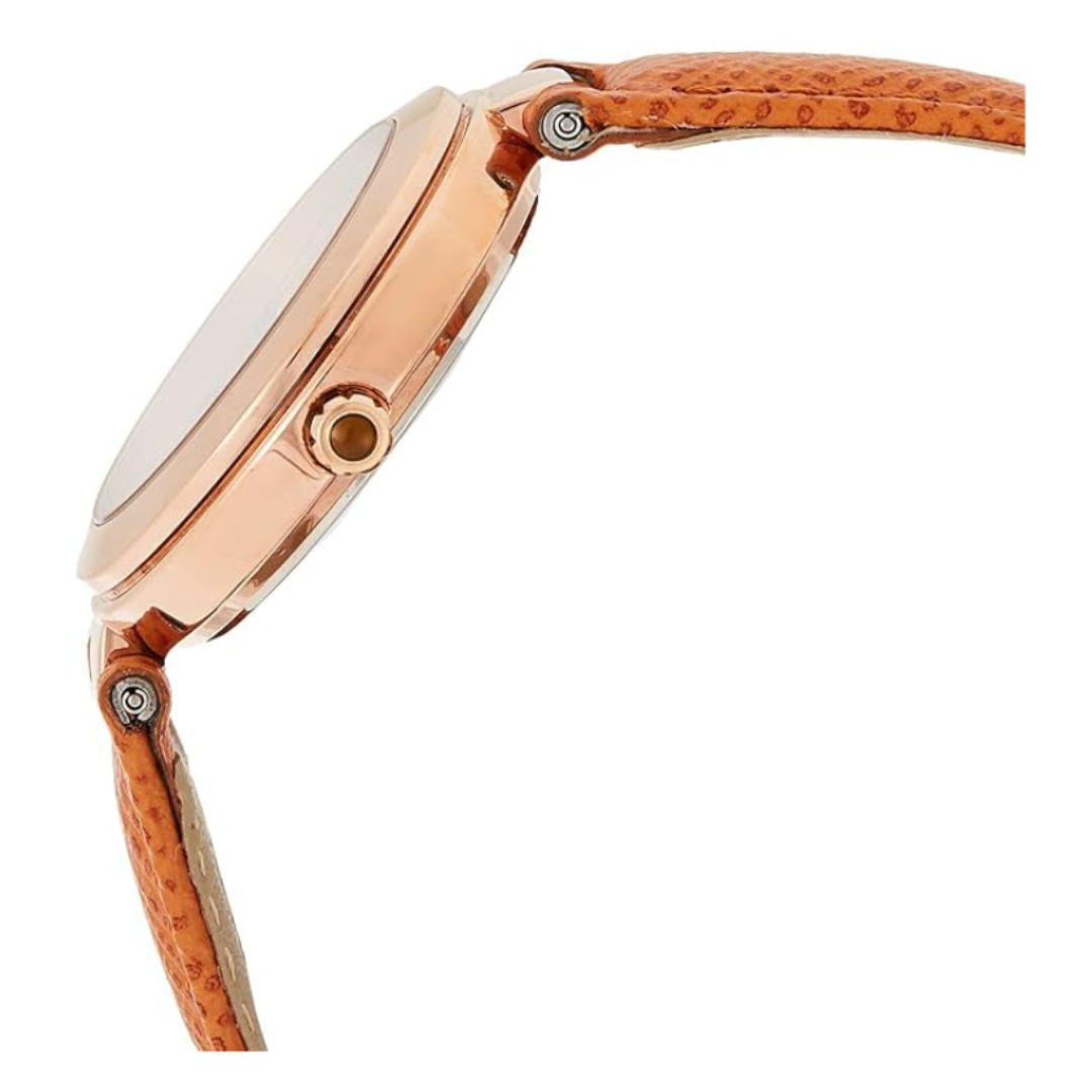 Casio SHE-3051PGL-7AUDF SX216 | Sheen Women Quartz White Dial Chronograph Leather Watch