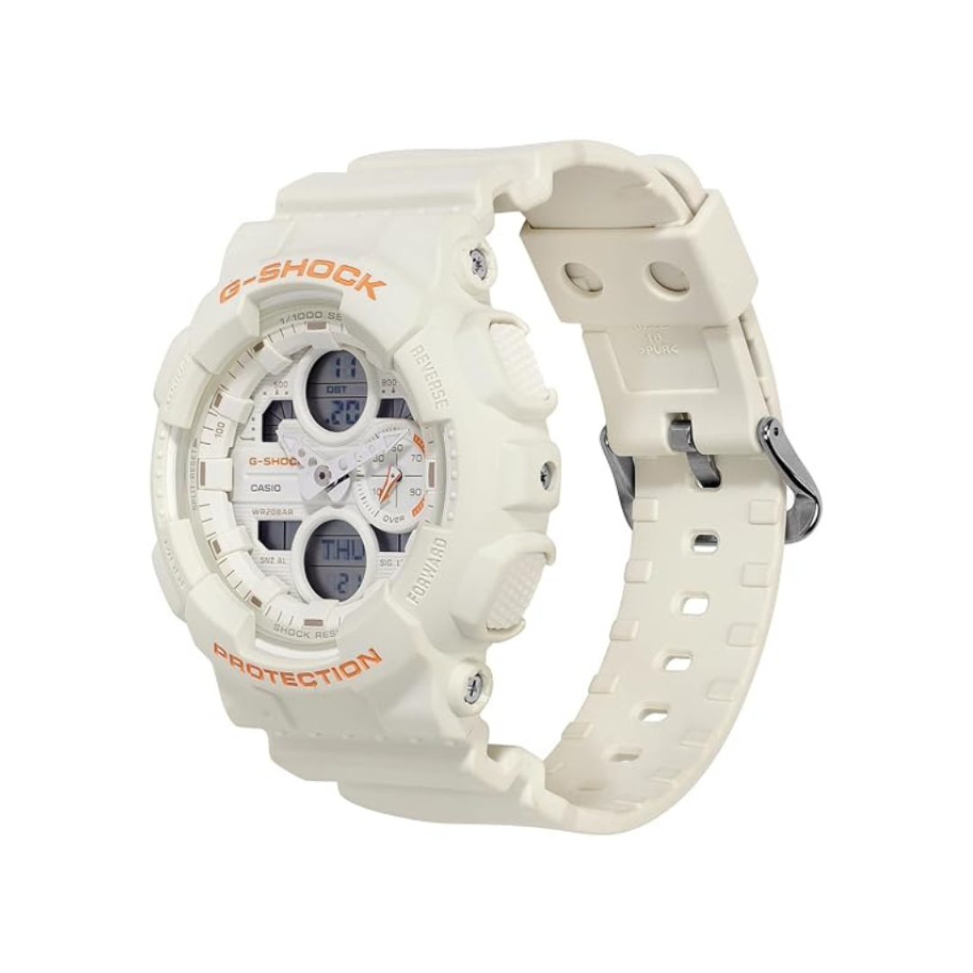 Casio GMA-S140-7ADR G1780 | G-Shock Women Quartz Cream Dial Analog-Digital Resin Watch