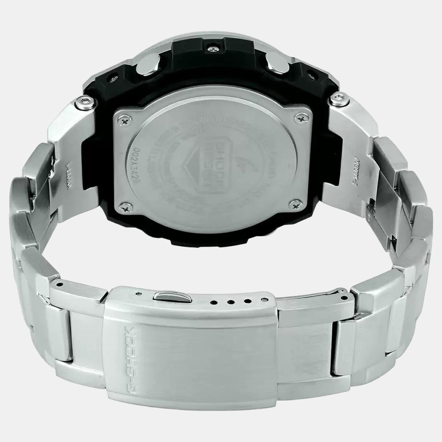 G-Shock Men Quartz Black Dial Analog-Digital Stainless Steel Watch G604