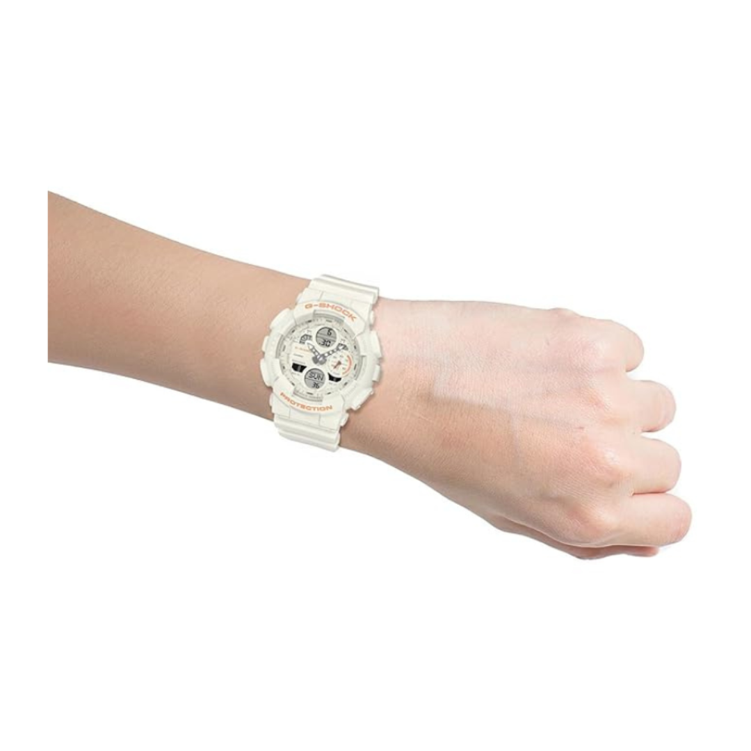 Casio GMA-S140-7ADR G1780 | G-Shock Women Quartz Cream Dial Analog-Digital Resin Watch