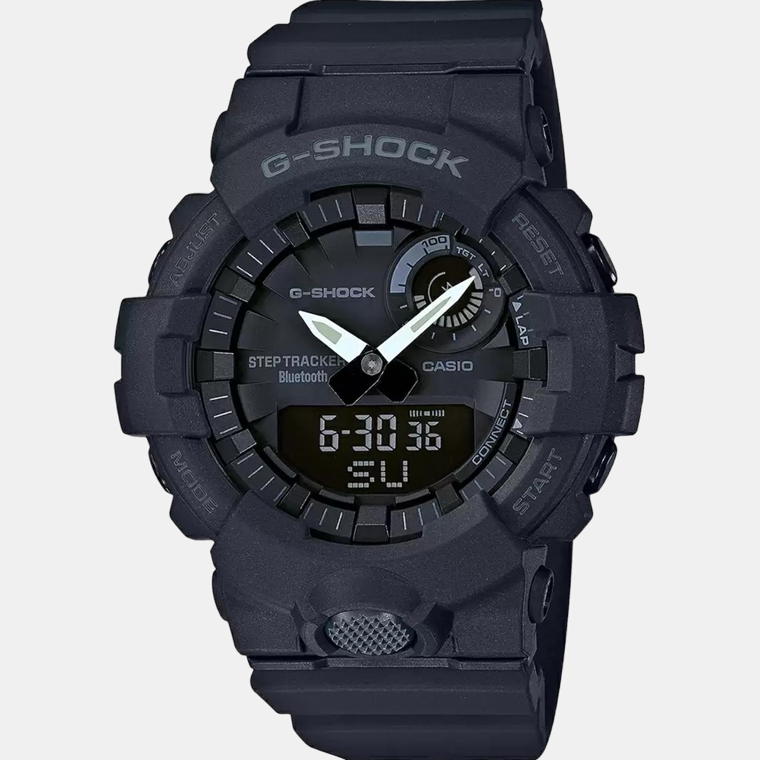 G-Shock Men Quartz Black Dial Analog-Digital Resin Watch G827