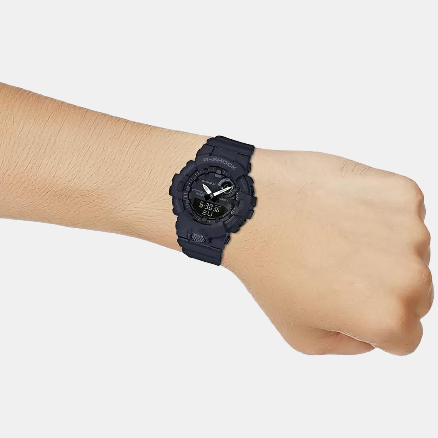 G-Shock Men Quartz Black Dial Analog-Digital Resin Watch G827